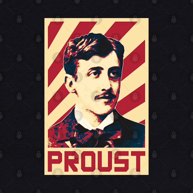 Marcel Proust Retro by Nerd_art